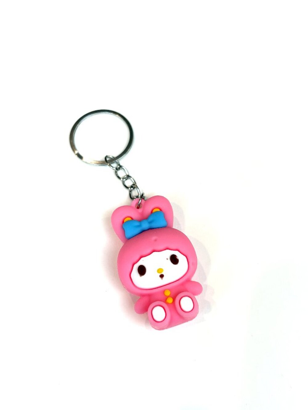 Cute my melody pink Sanrio 3D figurine keychain. New without tags